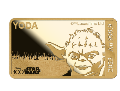 Monnaie-lingot en or Star Wars «Yoda» 2023